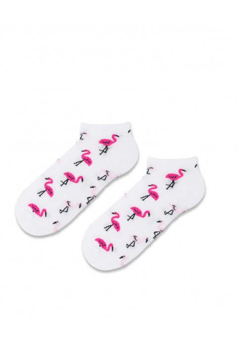 Stopki białe flamingi